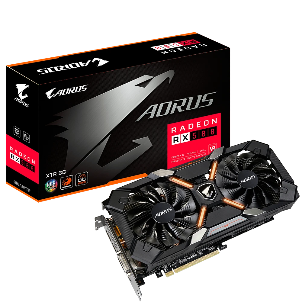Gigabyte AORUS Radeon RX580 XTR 8G
